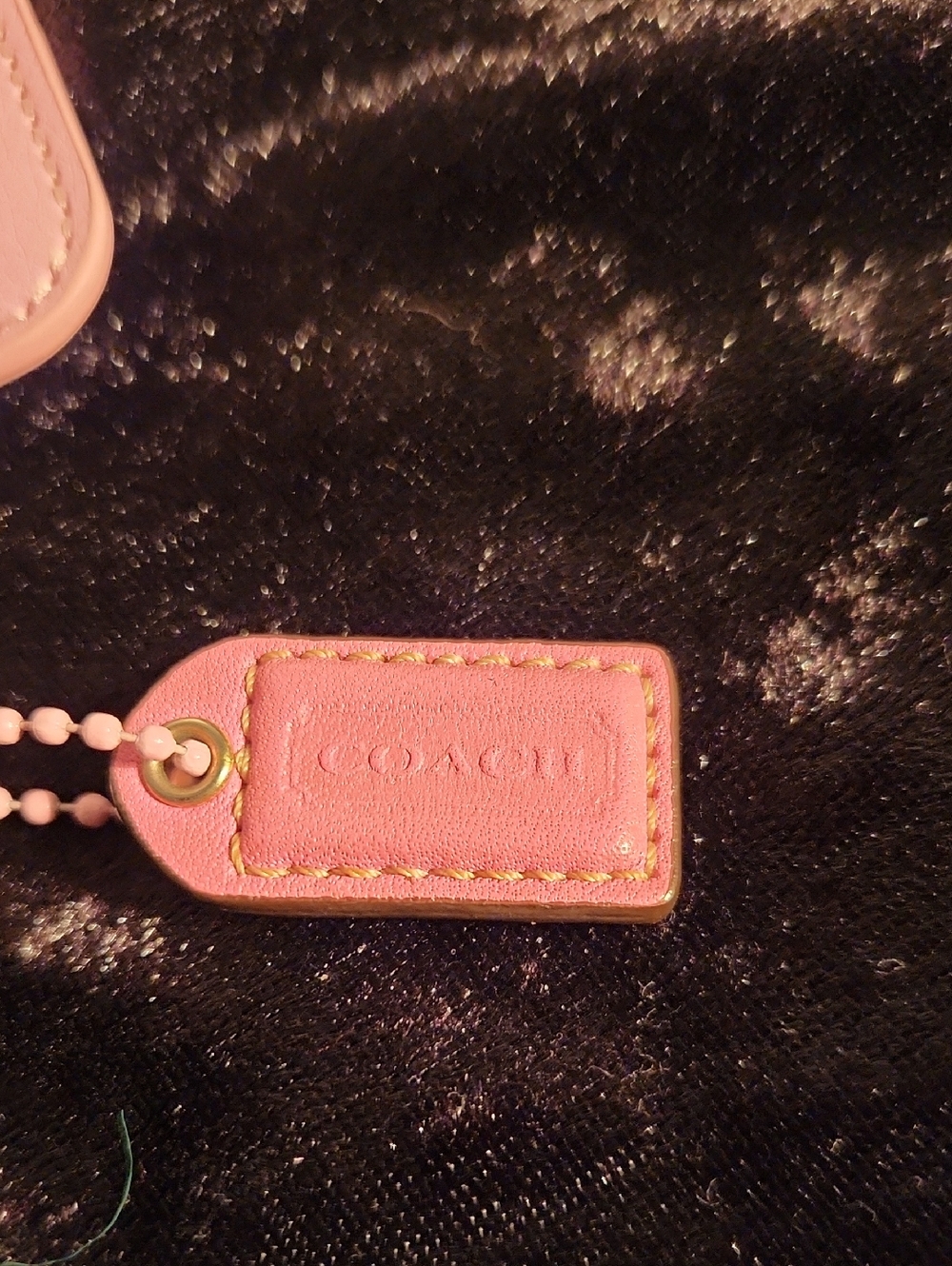 Coach Mini Pink Hang Tag With Unbranded Card Holder - Picture 3 of 5